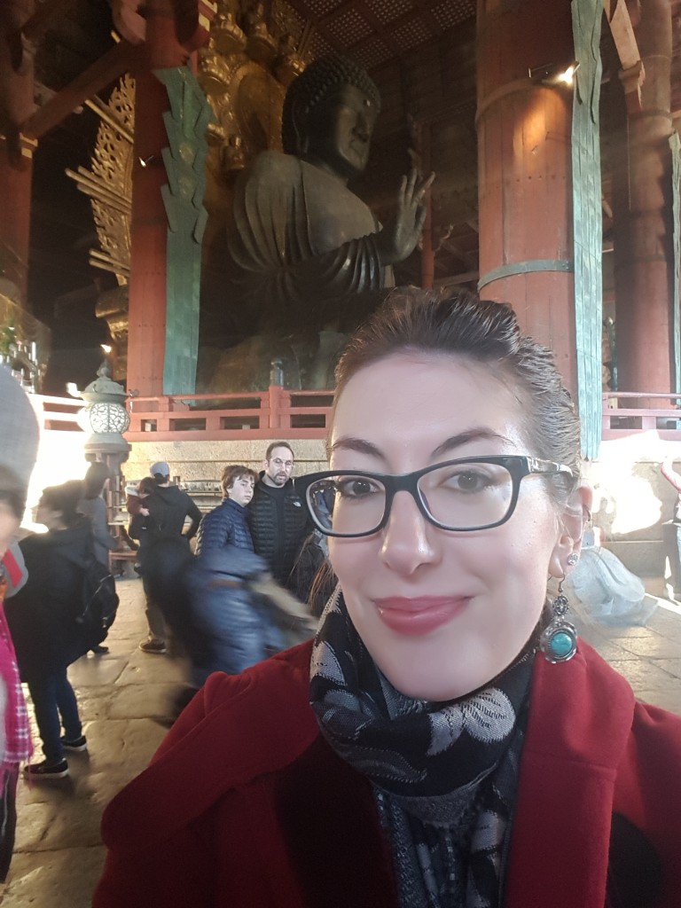 Standing in awe of the World's Largest Buddha! 