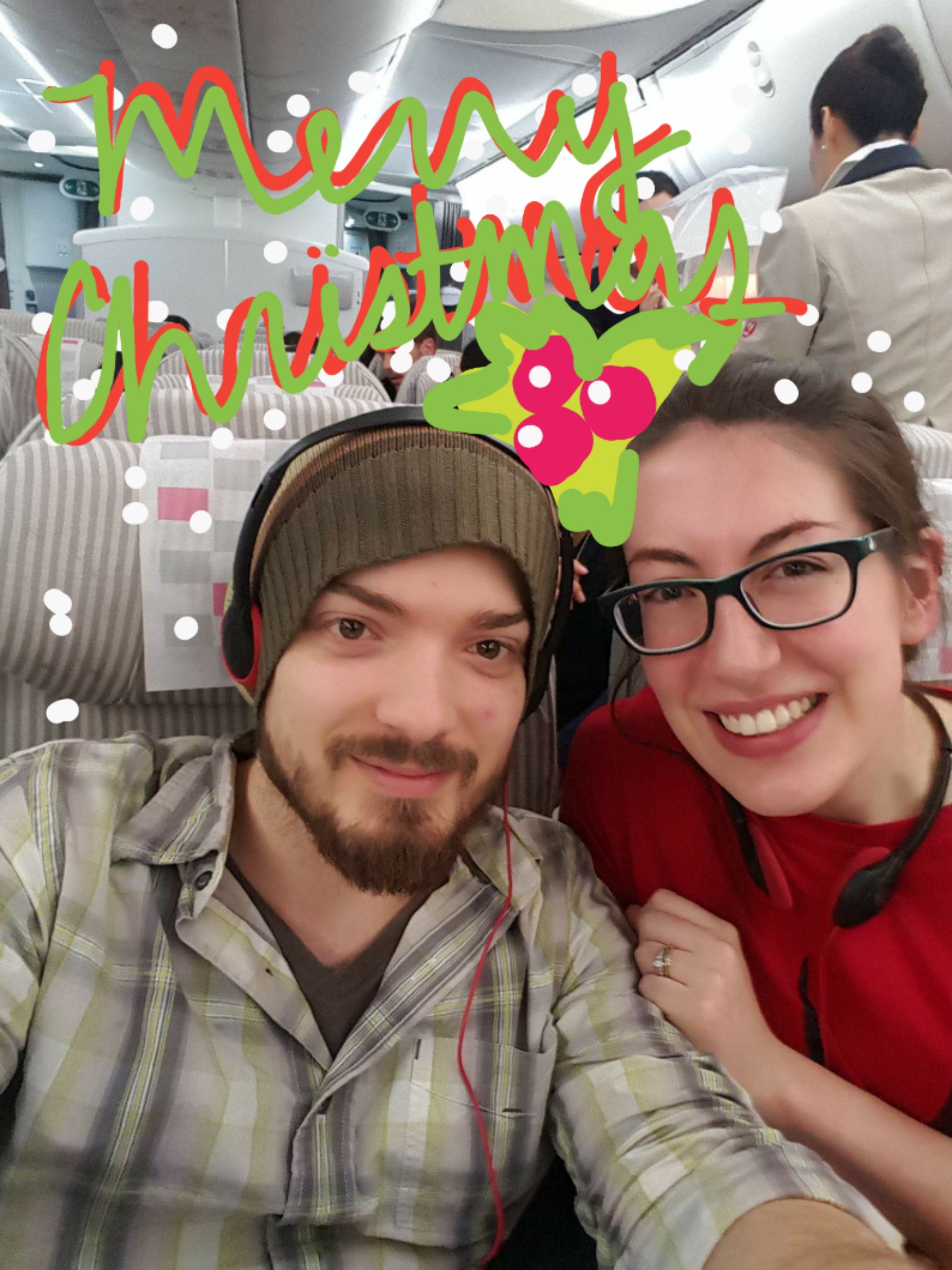 A lil' post departure selfie. America here we come! Merry Christmas!