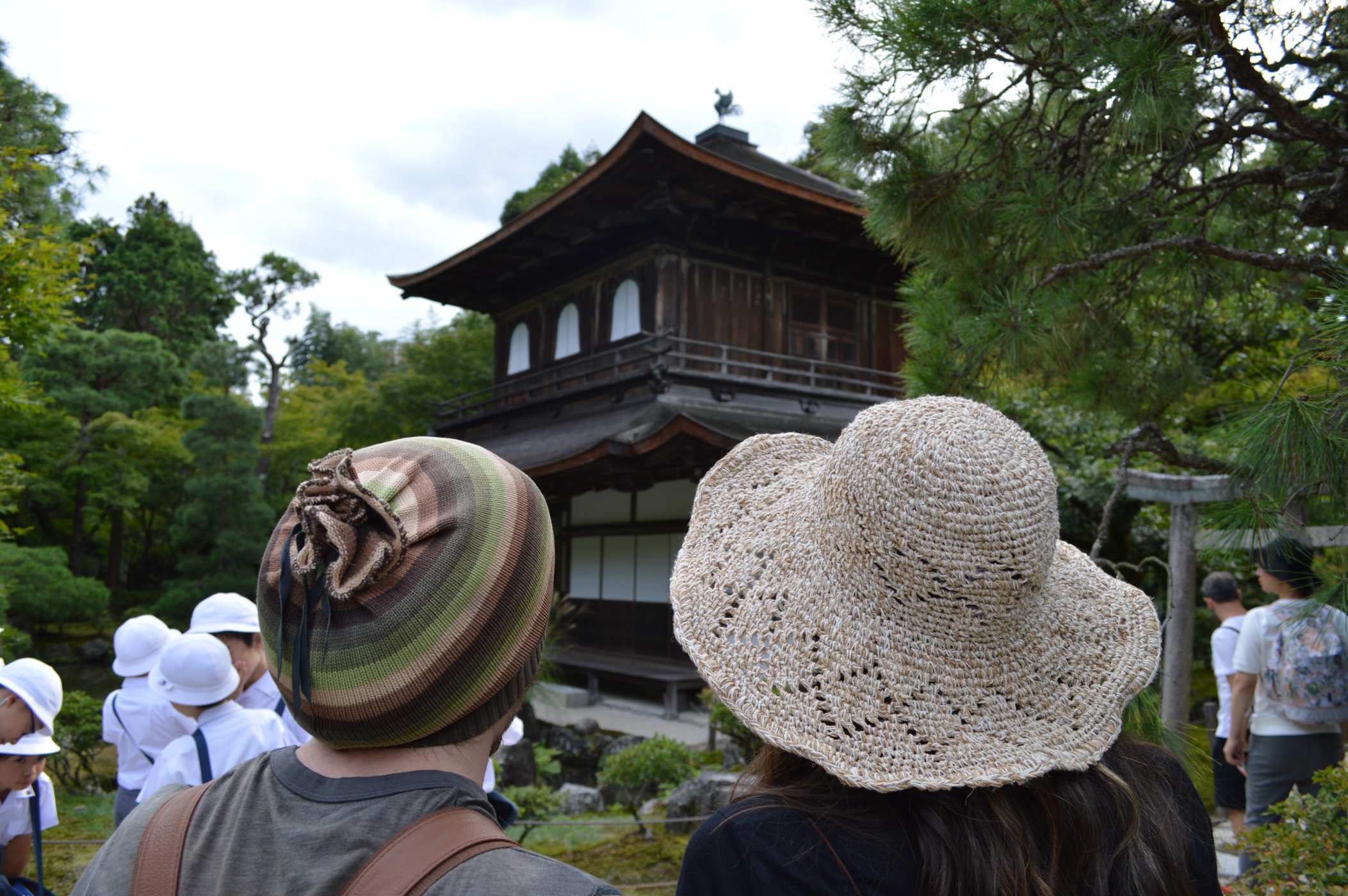 Admiring Ginkakuji, the Silver Pavilion 