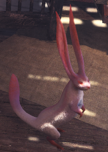 The Pink Pilot Hare...I am still trying to catch this rare pet!