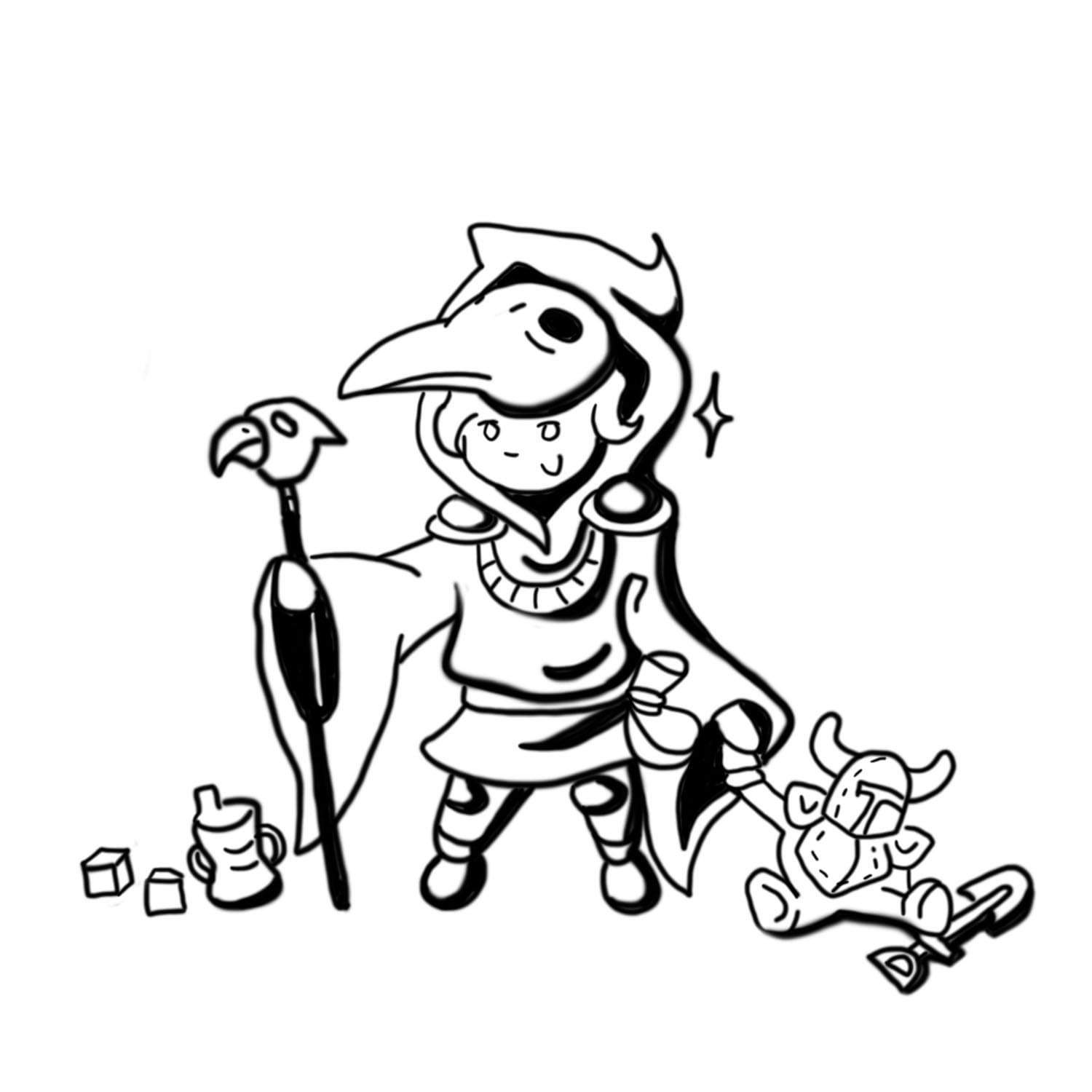 11. Cruel Baby Plague Knight is ready to cause trouble with the Order of No Quarter!